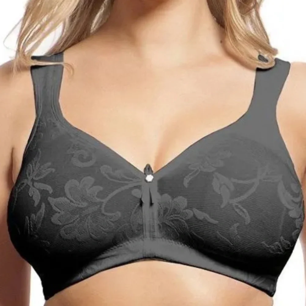 Lunaire Black Versailles Wire-Free Seamless Bra